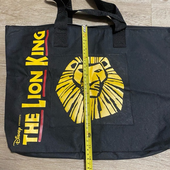 DISNEY THE LION KING BLACK TOTE BAG - Picture 2 of 8